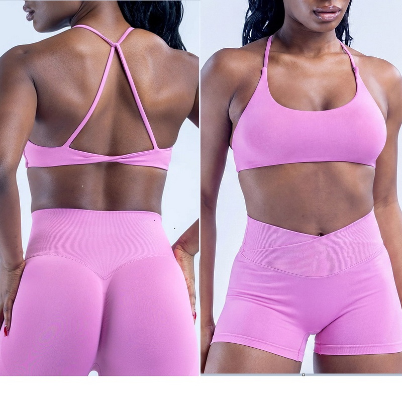 SEEKSUC New Seamless Knitted Y - T Shirt Bra Seamless ulasan dan harga